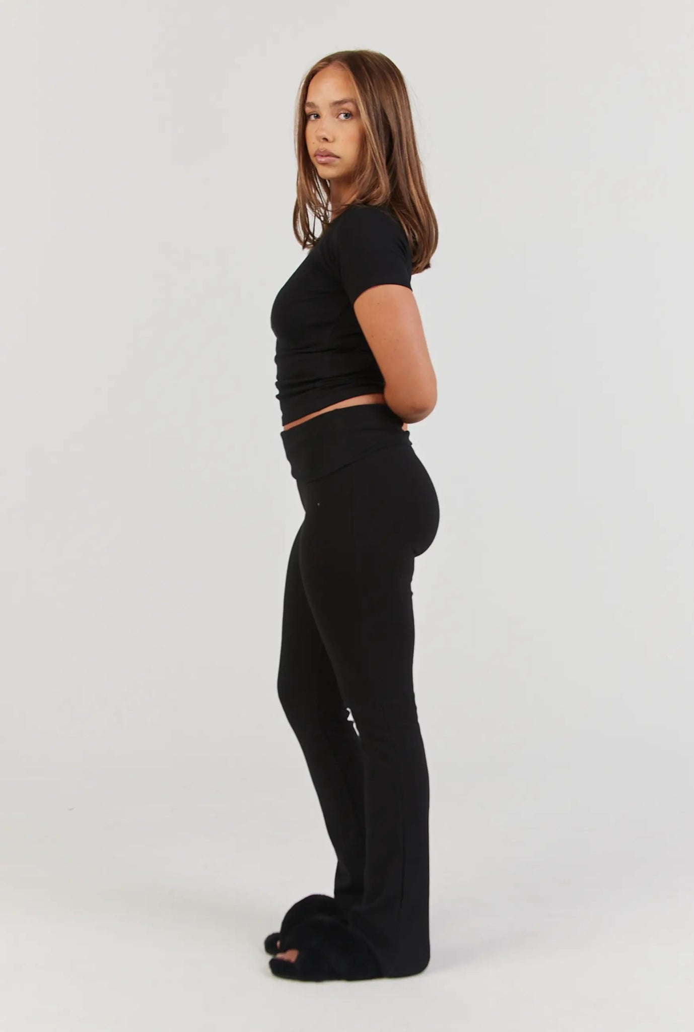 Soft Girl Pant - Black - Remmie By Riley