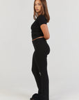 Soft Girl Pant - Black - Remmie By Riley