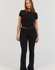 Soft Girl Pant - Black - Remmie By Riley