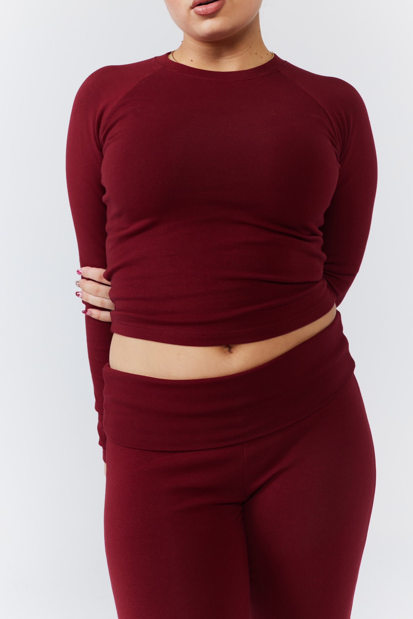 Soft Girl Pant - Dark Cherry - Remmie By Riley