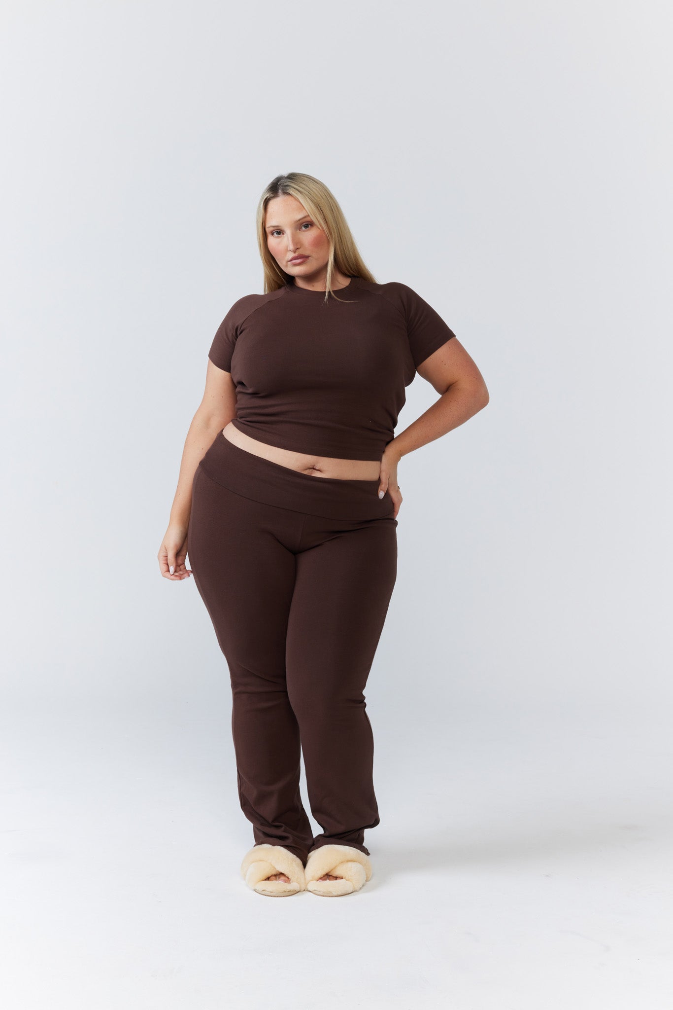 Soft Girl Pant - Expresso - Remmie By Riley