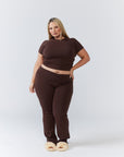 Soft Girl Pant - Expresso - Remmie By Riley