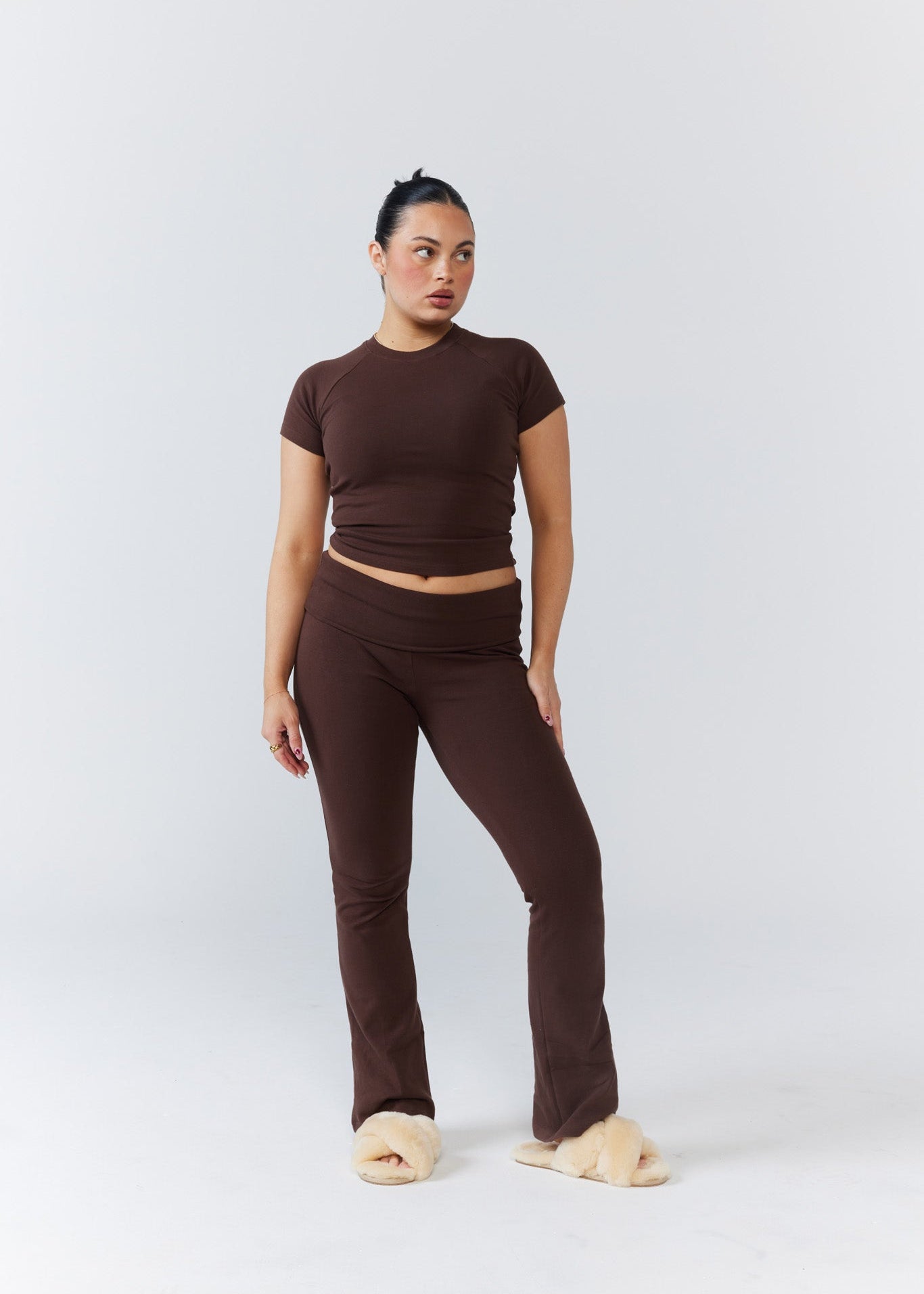 Soft Girl Pant - Expresso - Remmie By Riley