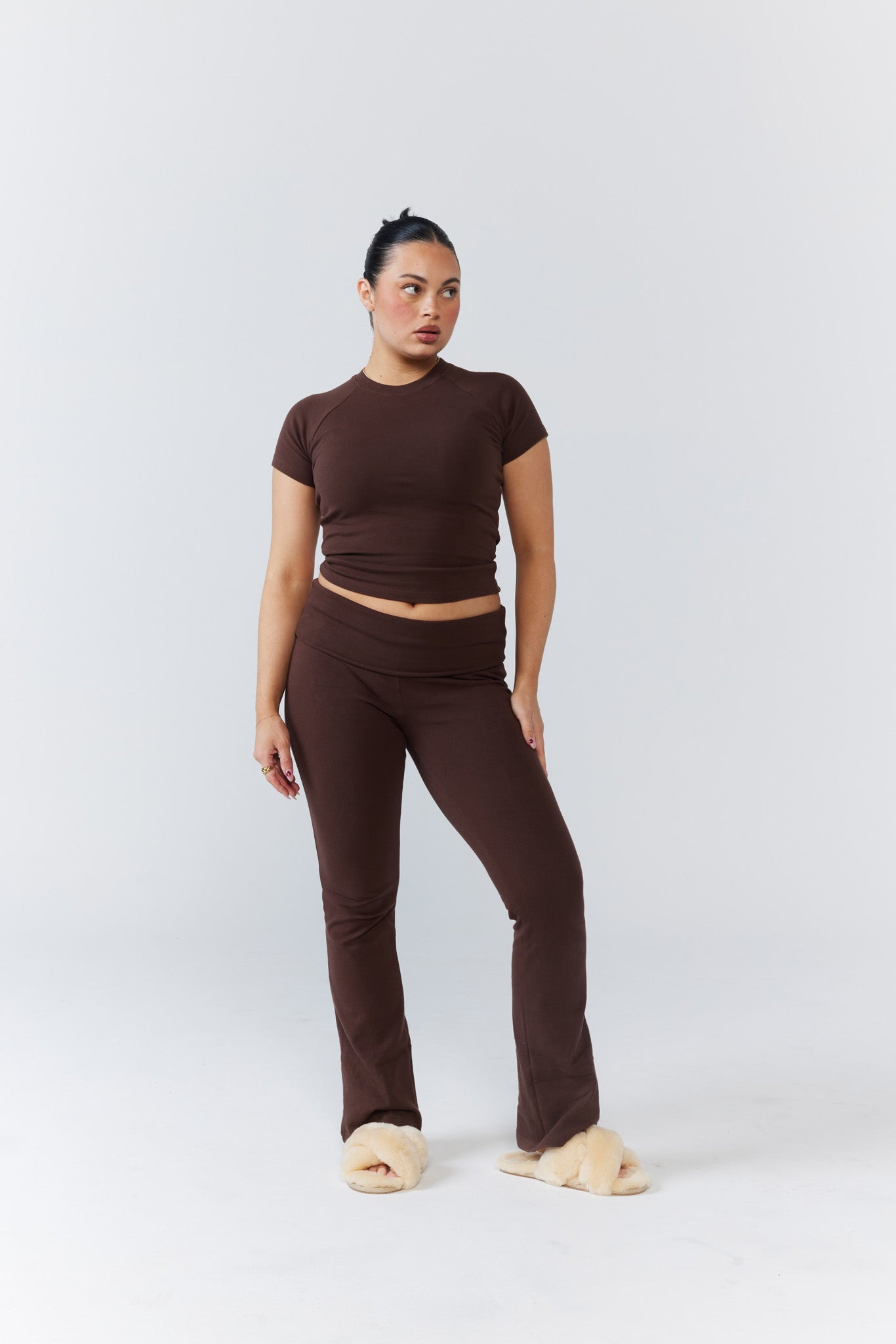 Soft Girl Pant - Expresso - Remmie By Riley