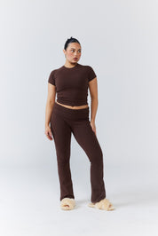 Soft Girl Pant - Expresso - Remmie By Riley