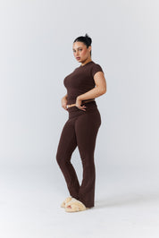 Soft Girl Pant - Expresso - Remmie By Riley