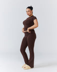 Soft Girl Pant - Expresso - Remmie By Riley