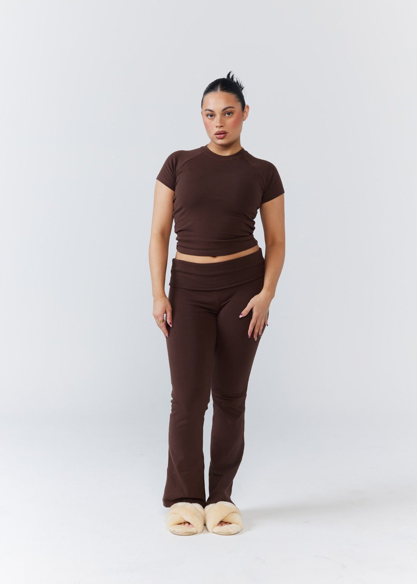 Soft Girl Pant - Expresso - Remmie By Riley