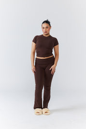 Soft Girl Pant - Expresso - Remmie By Riley