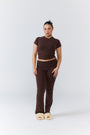 Soft Girl Pant - Expresso - Remmie By Riley