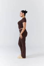 Soft Girl Pant - Expresso - Remmie By Riley