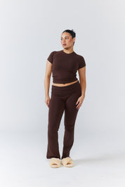 Soft Girl Pant - Expresso - Remmie By Riley