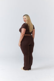 Soft Girl Pant - Expresso - Remmie By Riley