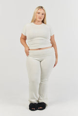 Soft Girl Pant - Grey Marle