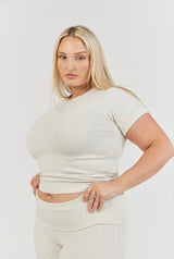 Soft Girl T-Shirt - Grey Marle