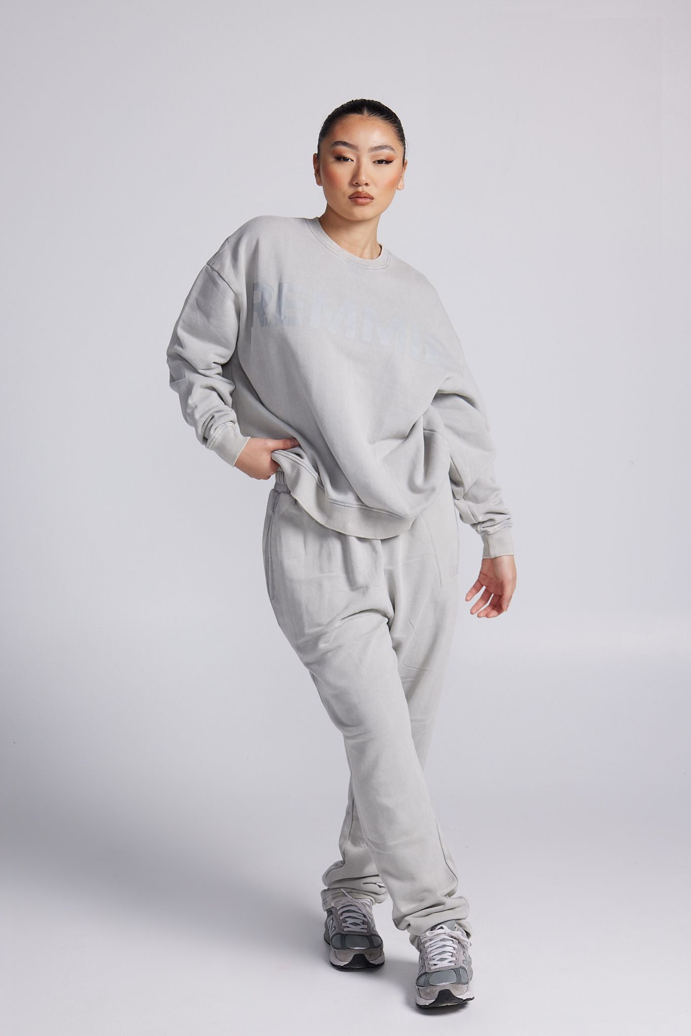 Faded Crew Neck Jumper - Remmie By Riley