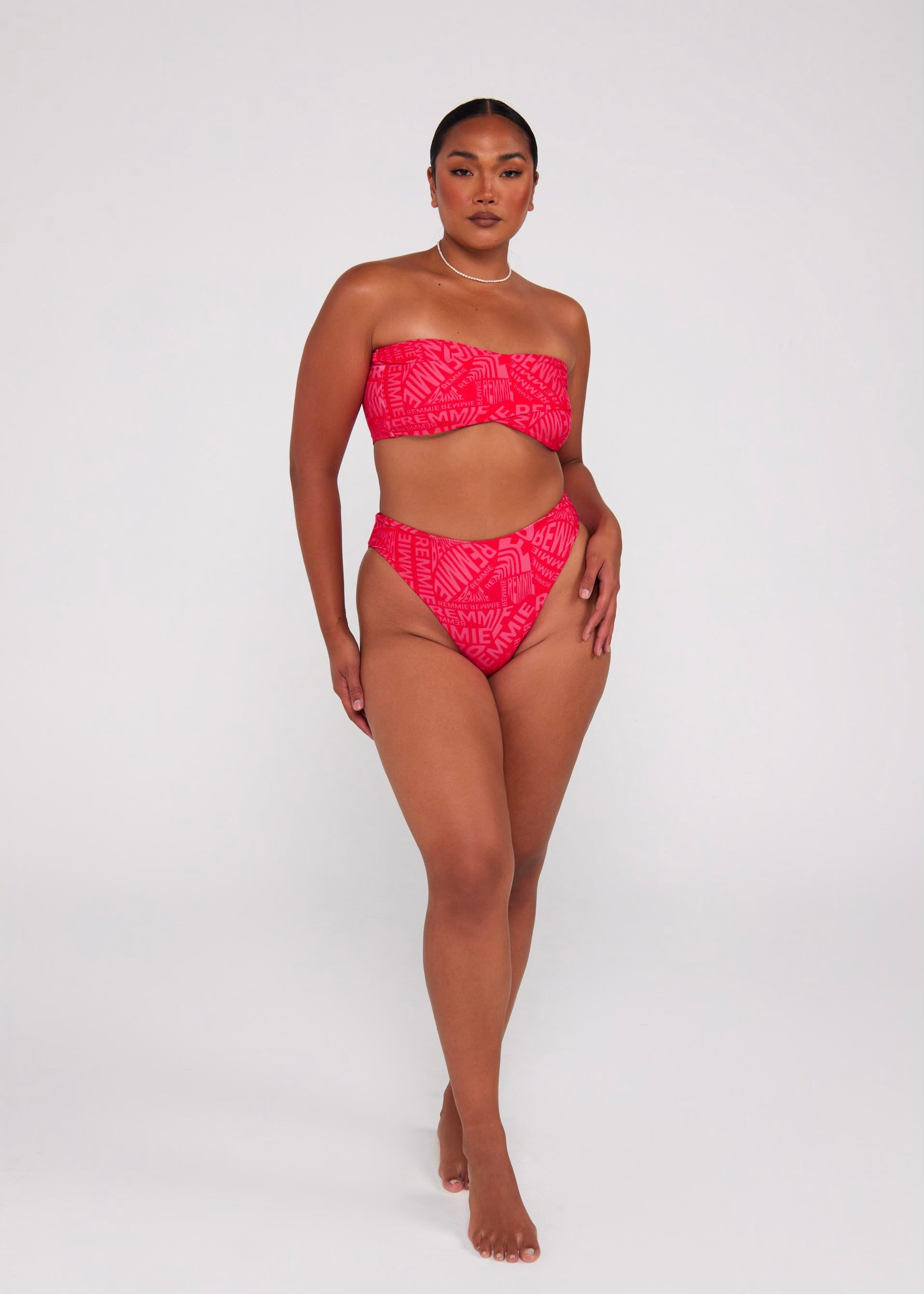 Watermelon Mid Coverage Bottom - Remmie By Riley