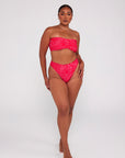 Watermelon Mid Coverage Bottom - Remmie By Riley
