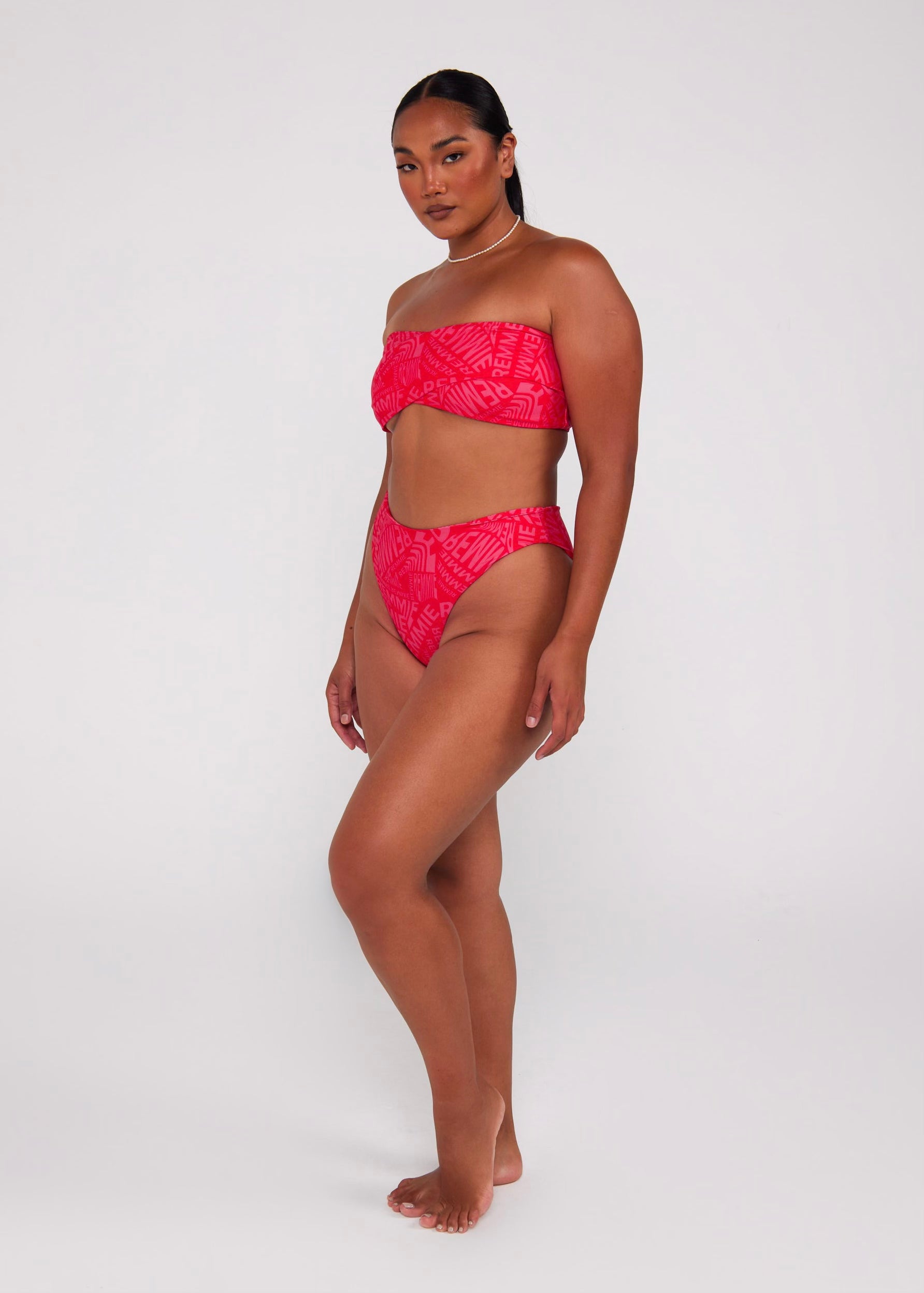 Watermelon Mid Coverage Bottom - Remmie By Riley