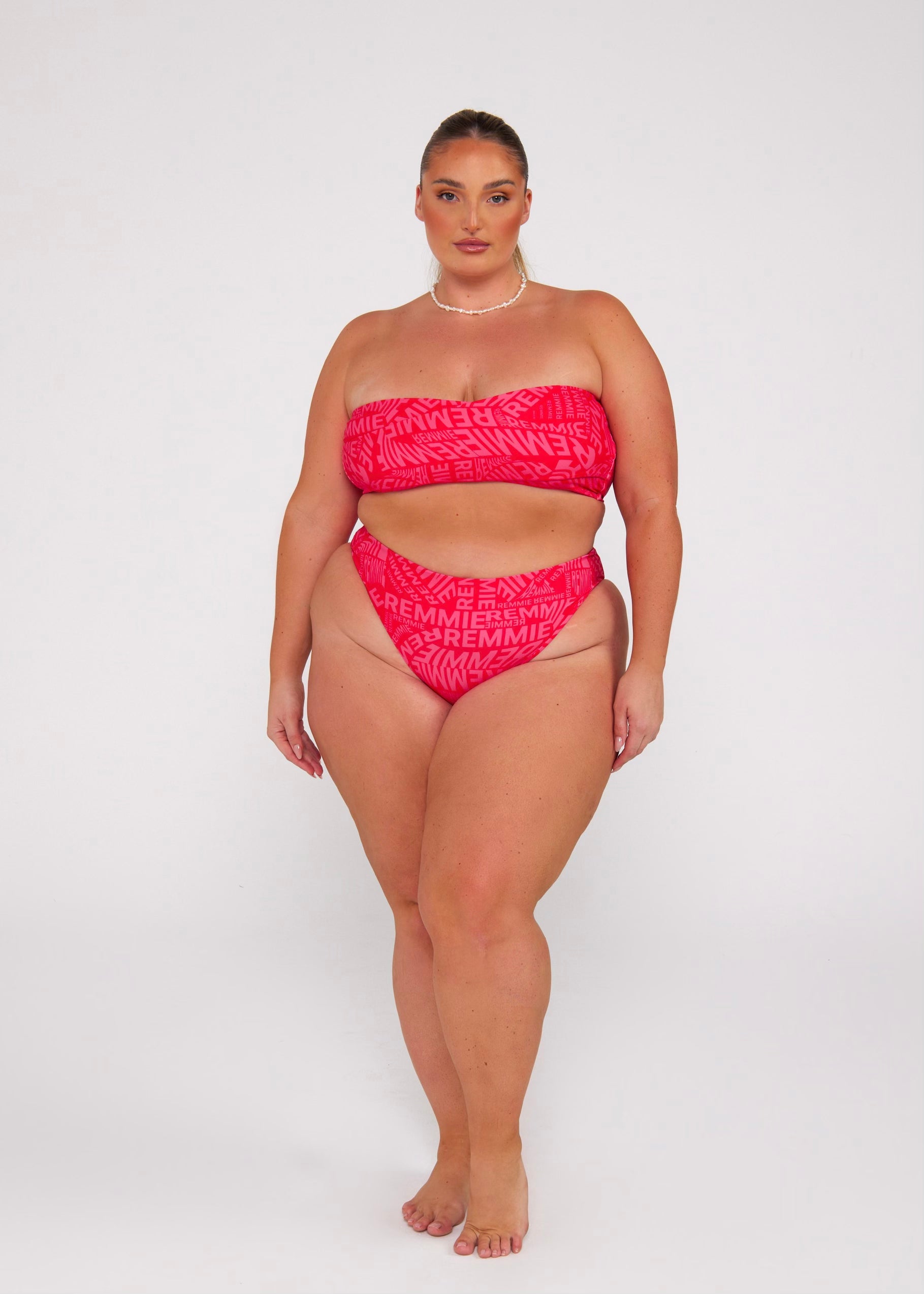 Watermelon Mid Coverage Bottom - Remmie By Riley